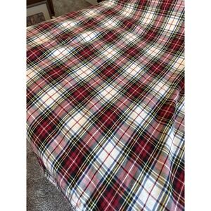 Plaid Fabric Cotton Most Likely 57" By 100" Cutter Material?